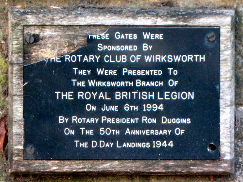 Original plaque