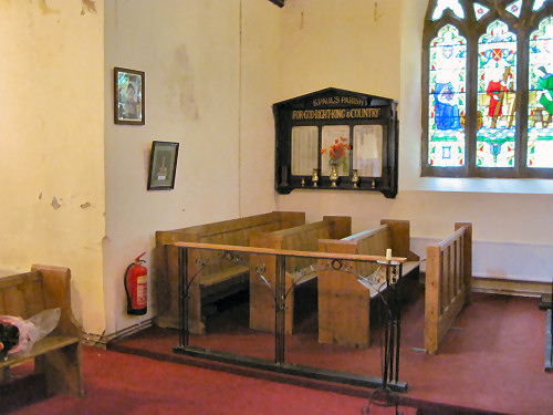 Transept setting