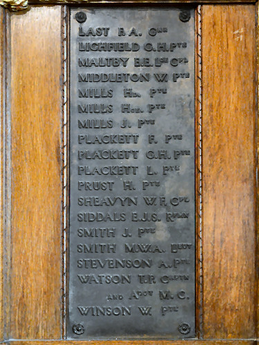 Right plaque