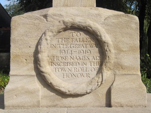 WW1 inscription