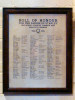Roll of Honour