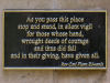 Supplementary plaque 1