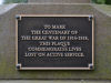 9 o'clock plaque